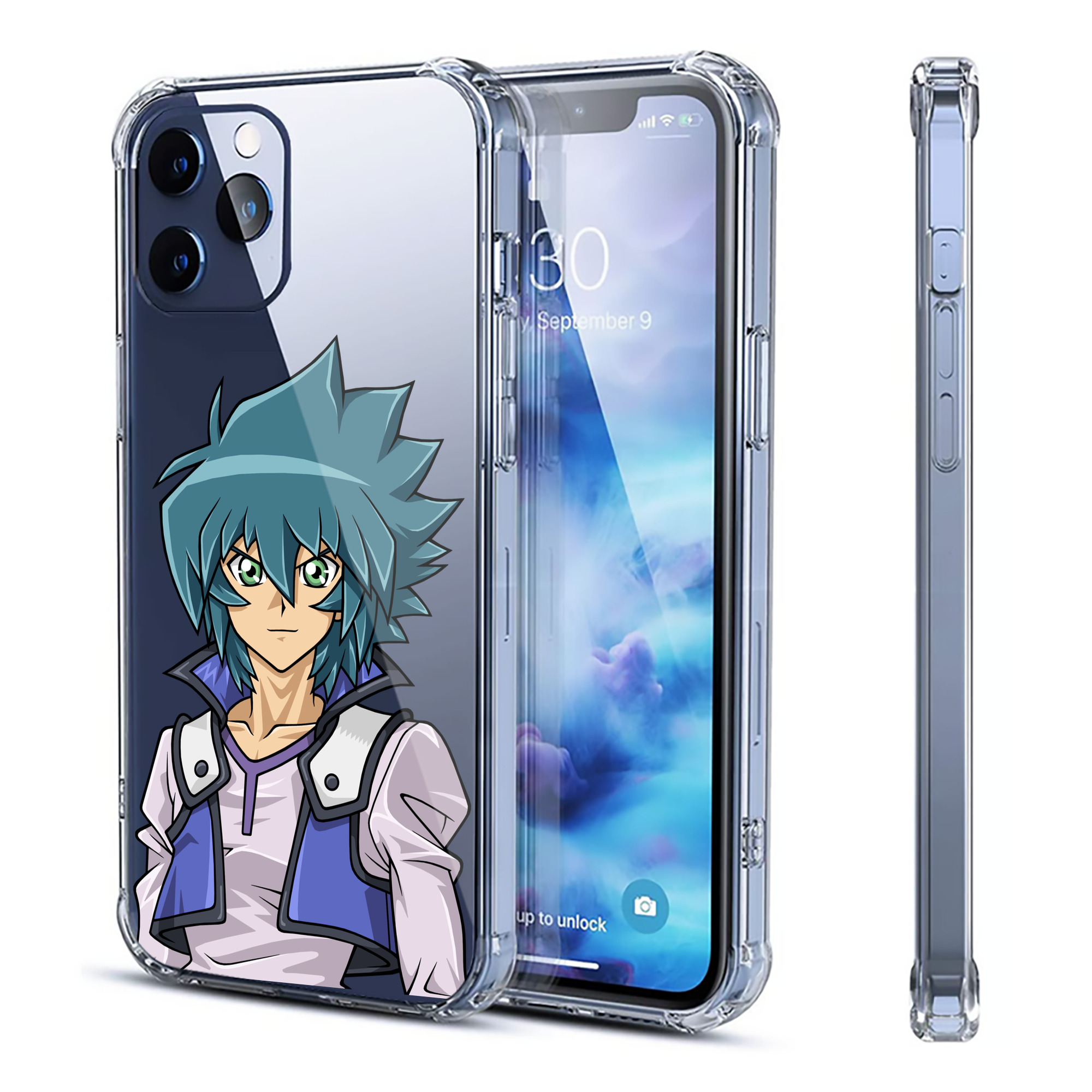 （画像用） 遊☆戯☆王 Yu-Gi-Oh! 【iPhone 12シリーズ対応】透明スマホケース（クリアソフトケース）